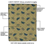 georgia tech yellow jackets solid classic gold quilt blanket best selling