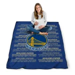 golden state warriors bold red blue quilt blanket best selling