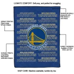 golden state warriors bold red blue quilt blanket best selling