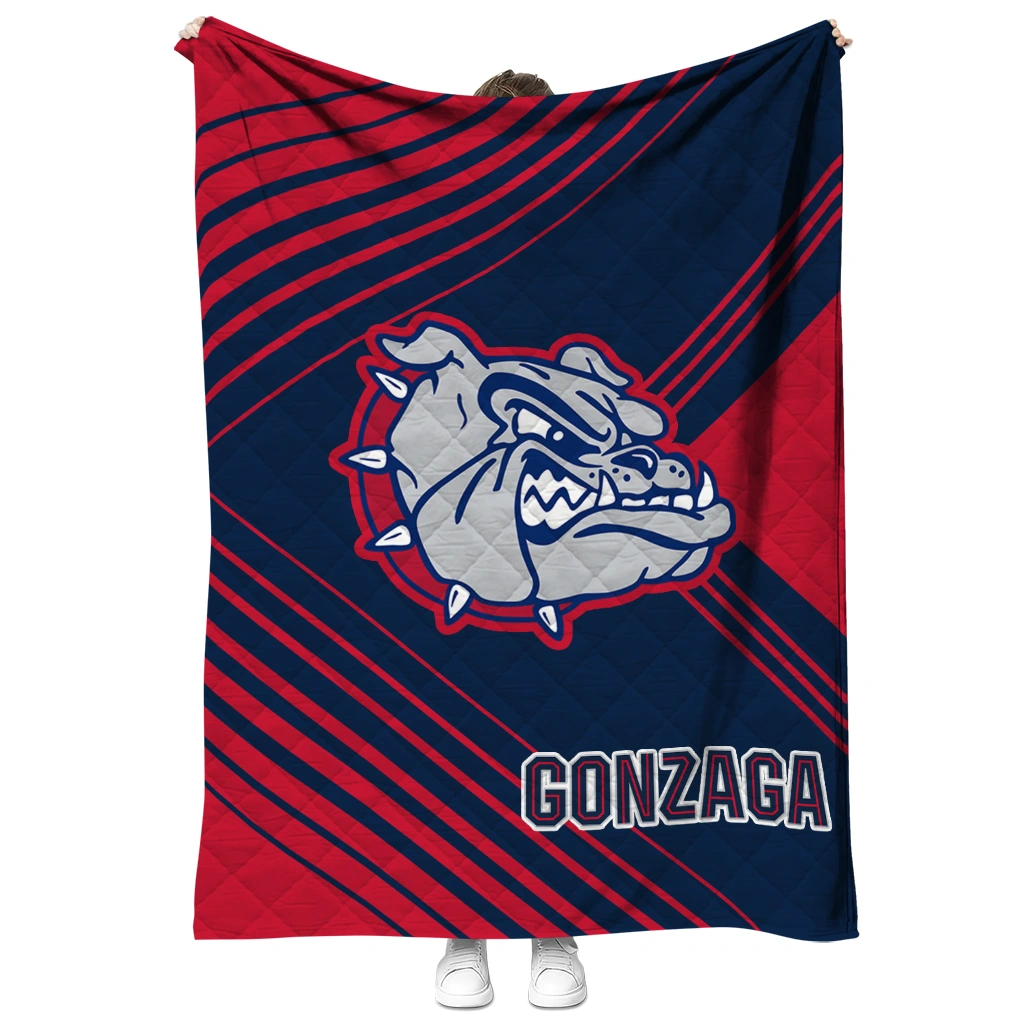 gonzaga bulldogs arrow layers blue quilt blanket fashion forward gonzaga bulldogs arrow layers blue quilt blanket fashion forward