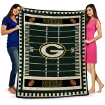 green bay packers mickey player green quilt blanket best selling