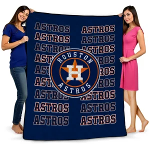 houston astros bold red blue quilt blanket best selling