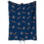 houston astros solid classic blue quilt blanket best selling