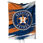 houston astros wild lines blue white quilt blanket best selling