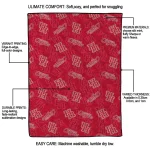 houston cougars solid classic red quilt blanket best selling