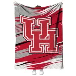 houston cougars wild lines red white quilt blanket best selling