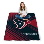 houston texans arrow layers blue quilt blanket best selling