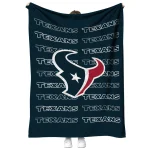 houston texans bold red blue quilt blanket best selling