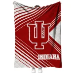 indiana hoosiers arrow layers red quilt blanket best selling