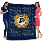Indiana Pacers Bold Red Blue Quilt Blanket 1 indiana pacers bold red blue quilt blanket best selling