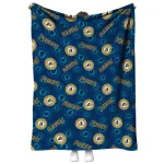 indiana pacers solid classic blue quilt blanket best selling