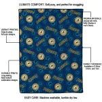 indiana pacers solid classic blue quilt blanket best selling