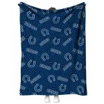 indianapolis colts solid classic blue quilt blanket best selling