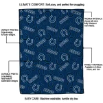 indianapolis colts solid classic blue quilt blanket best selling