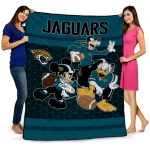 Jacksonville Jaguars Disney Football Teal Quilt Blanket 1 jacksonville jaguars disney football teal quilt blanket best selling