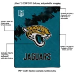 jacksonville jaguars shield badge teal quilt blanket best selling