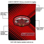 jacksonville state gamecocks arrow layers red quilt blanket best selling