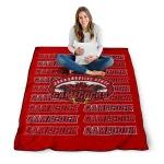 jacksonville state gamecocks bold red quilt blanket best selling