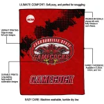 jacksonville state gamecocks paint trail red quilt blanket best selling