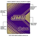james madison dukes arrow layers purple quilt blanket best selling
