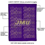 james madison dukes bold red purple quilt blanket best selling