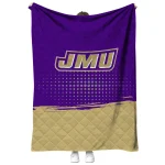 james madison dukes dot illusion purple quilt blanket best selling