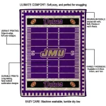 james madison dukes mickey player purple quilt blanket best selling