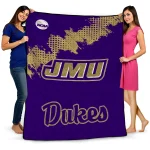 james madison dukes paint trail purple quilt blanket best selling