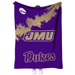 james madison dukes paint trail purple quilt blanket best selling