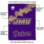 james madison dukes paint trail purple quilt blanket best selling