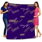 james madison dukes sketch lines purple quilt blanket best selling