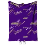 james madison dukes sketch lines purple quilt blanket best selling