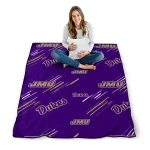 james madison dukes sketch lines purple quilt blanket best selling