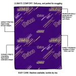 james madison dukes sketch lines purple quilt blanket best selling