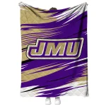 james madison dukes wild lines purple white quilt blanket best selling