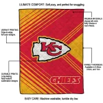 kansas city chiefs arrow layers red quilt blanket best selling