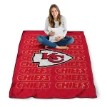 kansas city chiefs bold red quilt blanket best selling