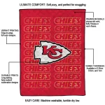 kansas city chiefs bold red quilt blanket best selling