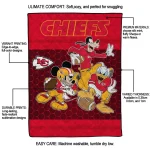kansas city chiefs disney football red quilt blanket best selling