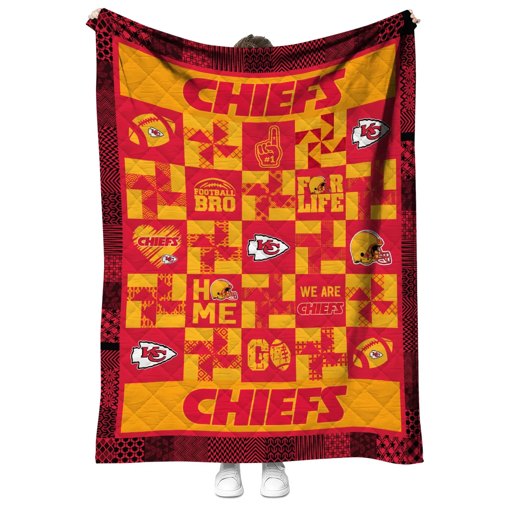 kansas city chiefs helmet heart red quilt blanket fashion forward kansas city chiefs helmet heart red quilt blanket fashion forward
