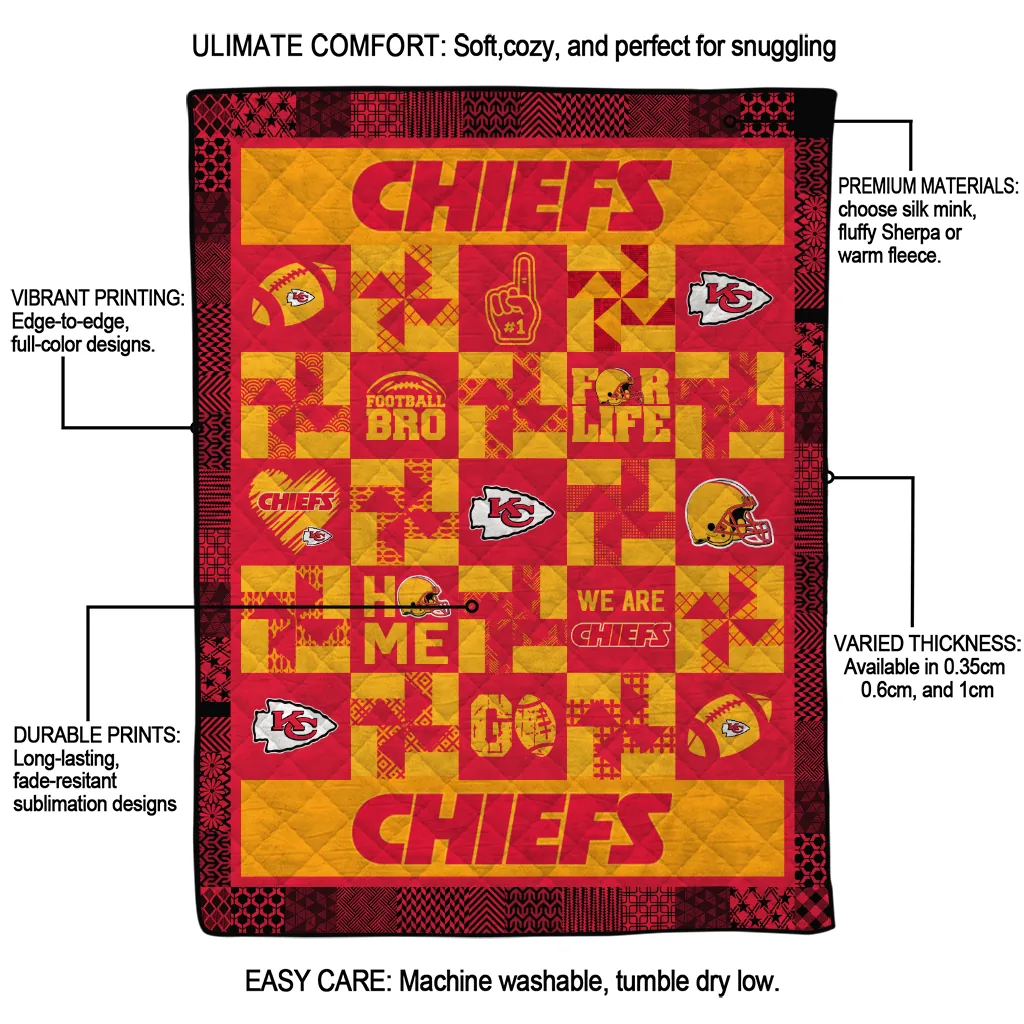 kansas city chiefs helmet heart red quilt blanket latest model kansas city chiefs helmet heart red quilt blanket latest model