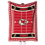 kansas city chiefs mickey player red quilt blanket best selling