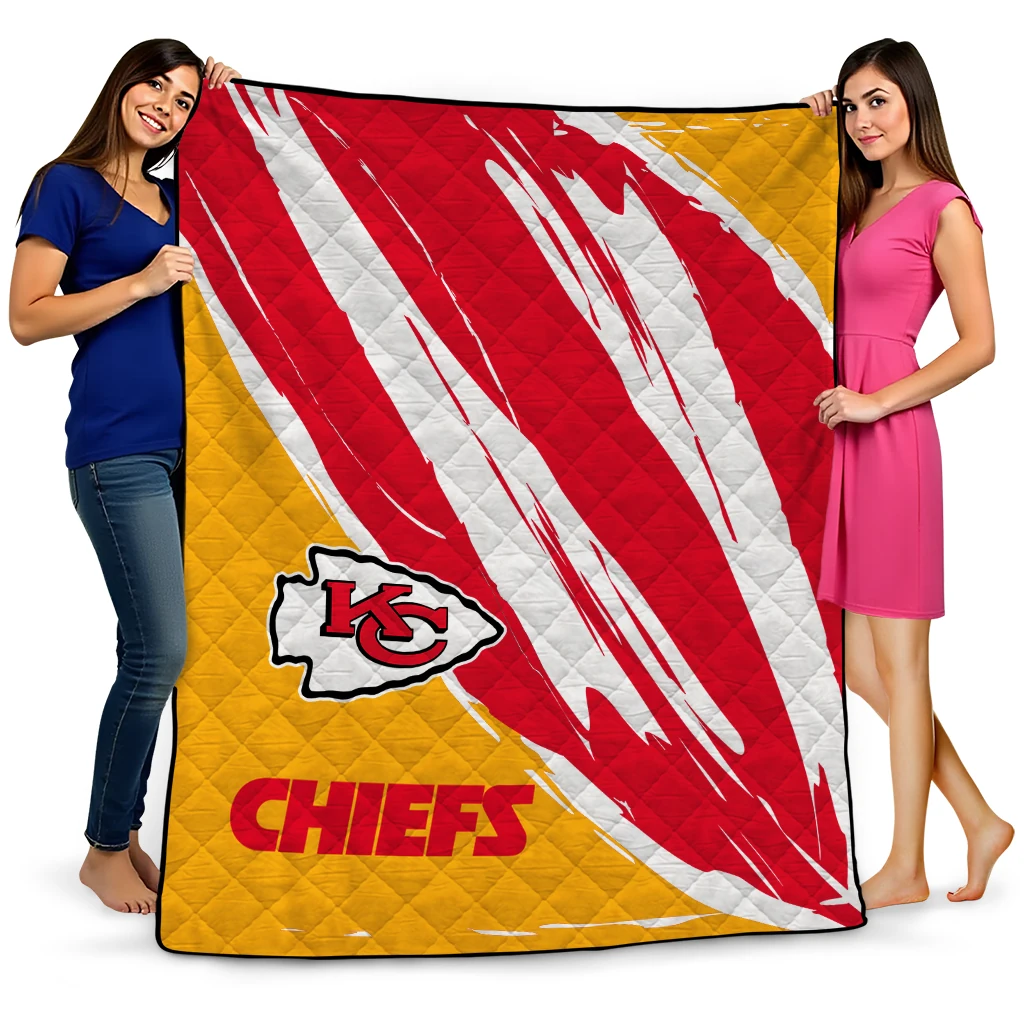kansas city chiefs stroke art red white quilt blanket best selling kansas city chiefs stroke art red white quilt blanket best selling