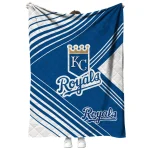 kansas city royals arrow layers royal blue quilt blanket best selling