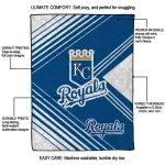 kansas city royals arrow layers royal blue quilt blanket best selling