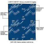 kansas city royals sketch lines royal blue quilt blanket best selling