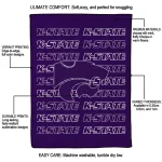 kansas state wildcats bold red purple quilt blanket best selling