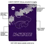 kansas state wildcats paint trail purple quilt blanket best selling