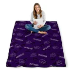 kansas state wildcats solid classic purple quilt blanket best selling