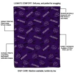 kansas state wildcats solid classic purple quilt blanket best selling